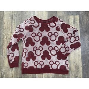 Disney Mickey Mouse Patterned Sweater Size Large